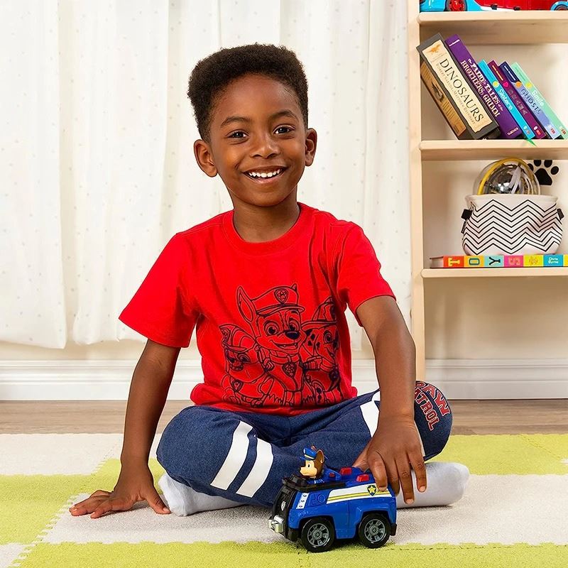 Personagens Patrulha Canina Coleção Completa Bambino - Boneco + Carrinho