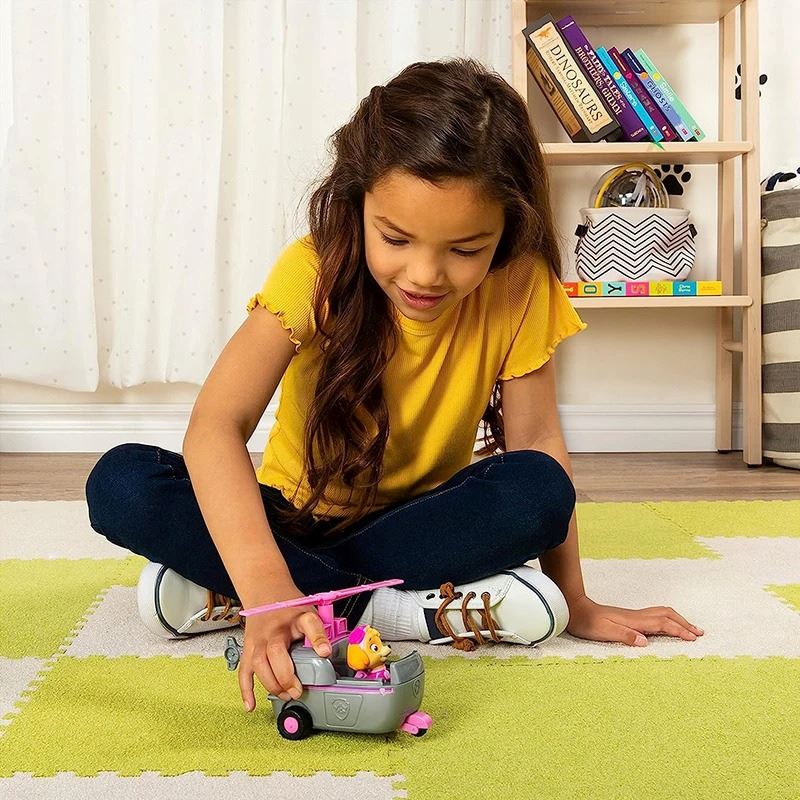 Personagens Patrulha Canina Coleção Completa Bambino - Boneco + Carrinho