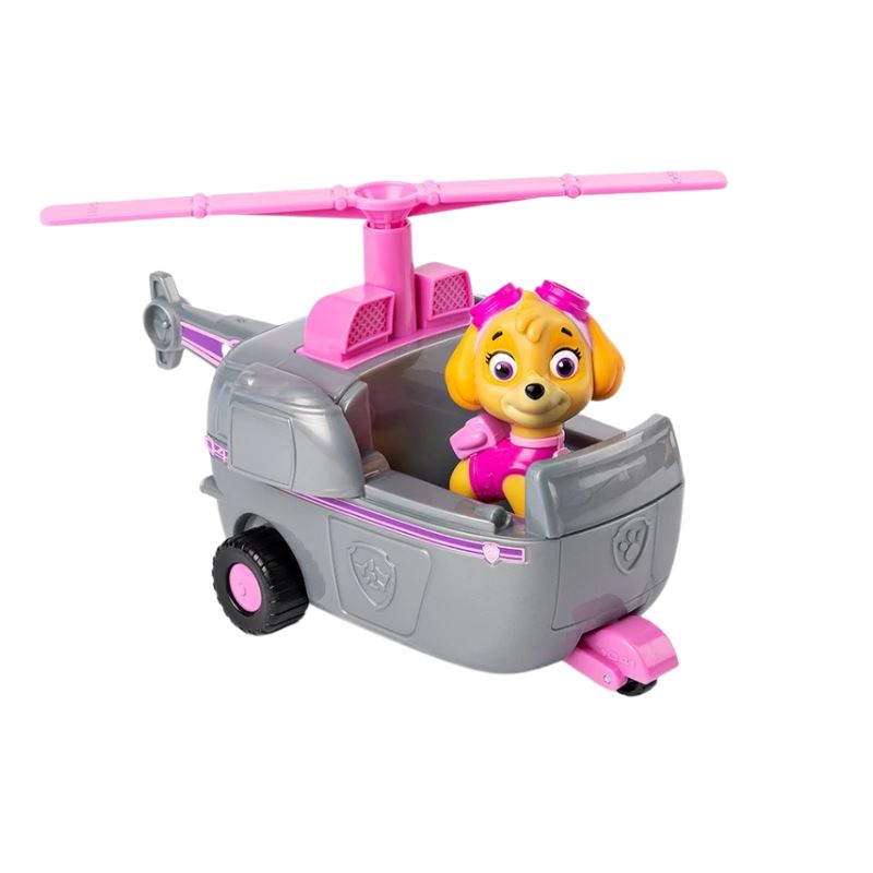 Personagens Patrulha Canina Coleção Completa Bambino - Boneco + Carrinho