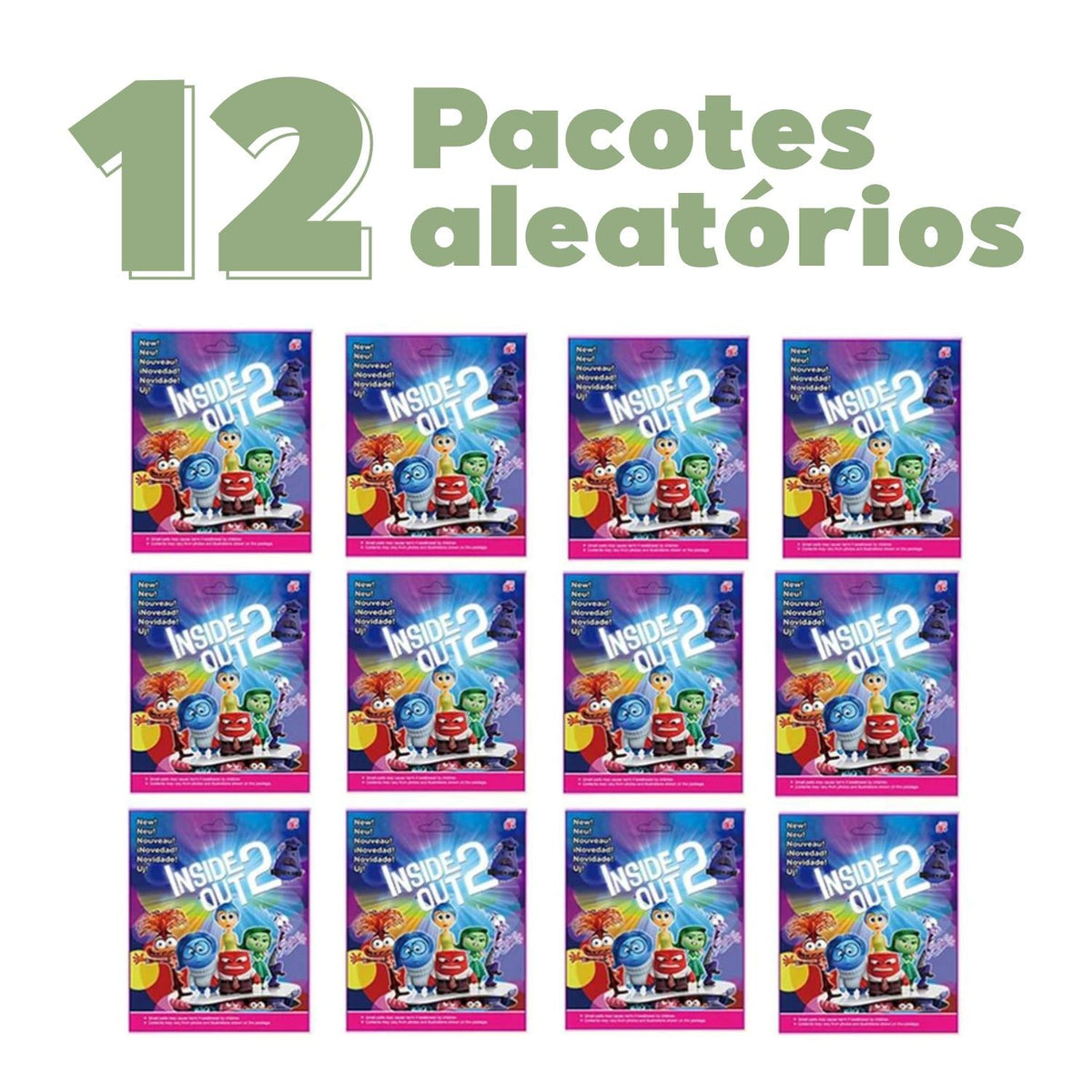 Coleção Bonecos Divertidamente com Figurinhas