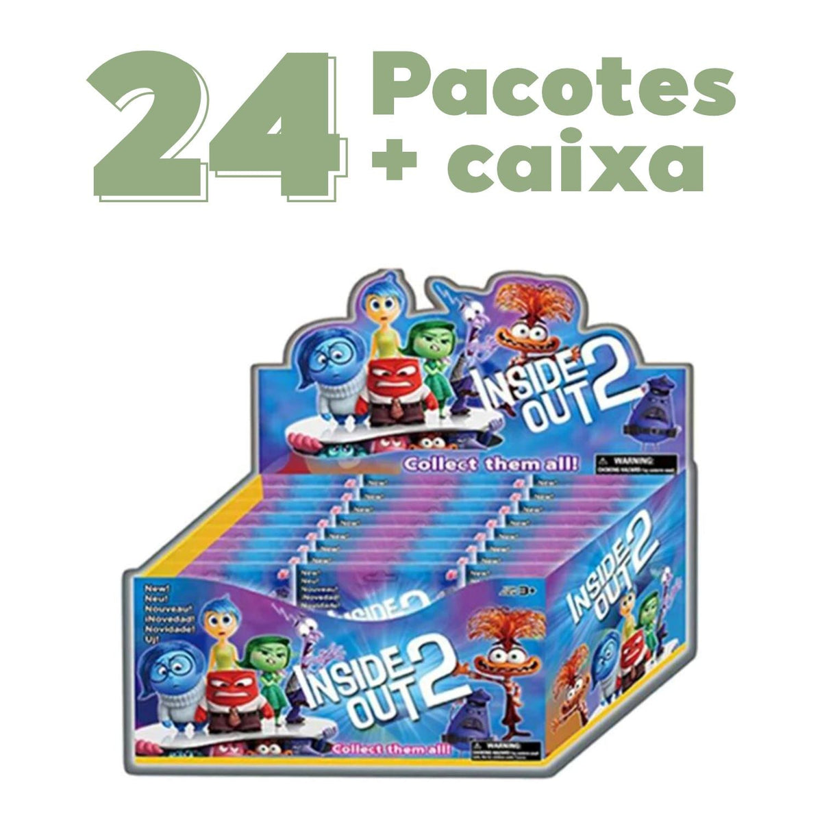 Coleção Bonecos Divertidamente com Figurinhas