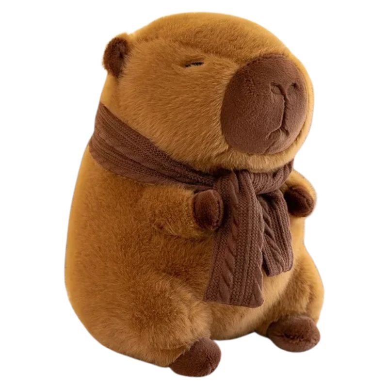Capivara de Pelúcia com Cachecol