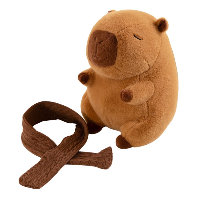 Capivara de Pelúcia com Cachecol