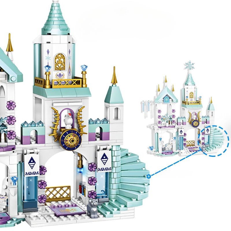 Castelo da Frozen Blocos de Montar com 360 Peças