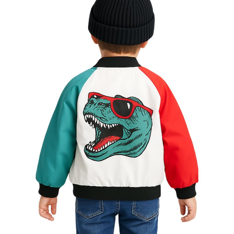 Jaqueta Infantil Dinossauro T-REX