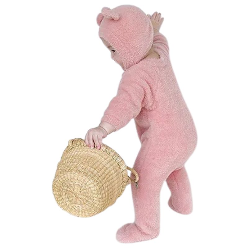 Macacão Infantil com Touca de Ursinho