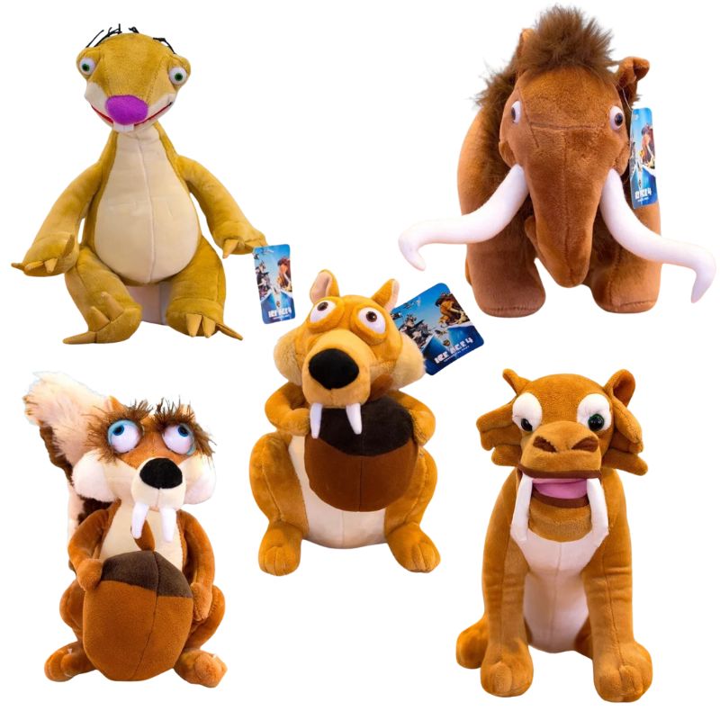 Pelúcia Era do Gelo Todos os Personagens