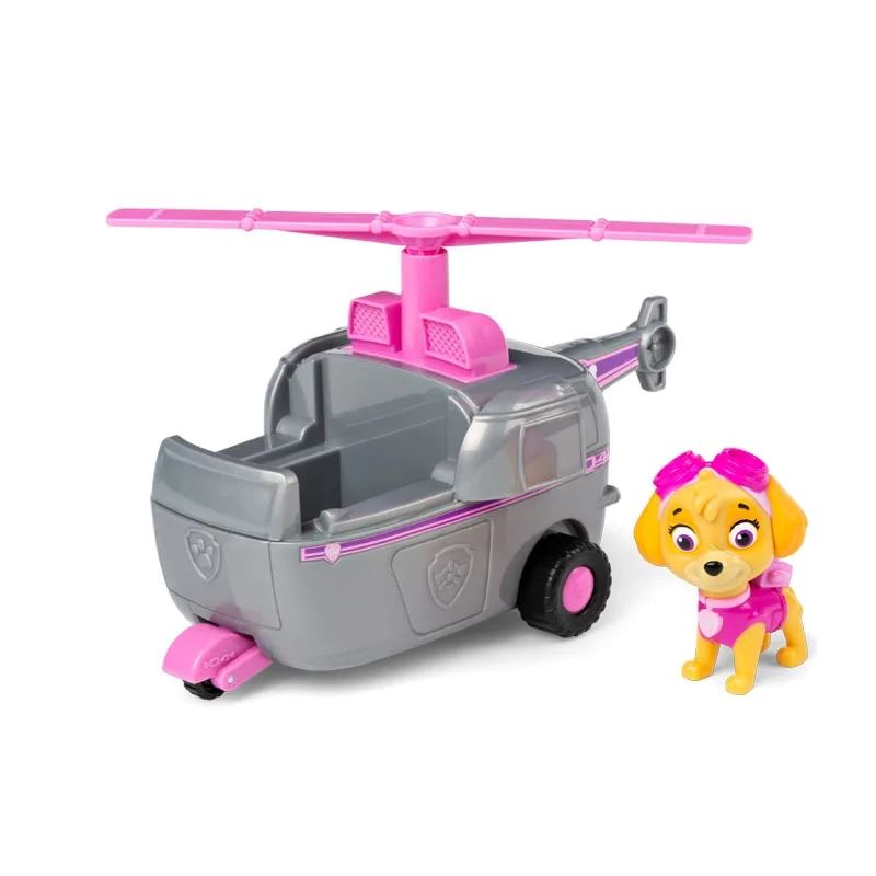 Personagens Patrulha Canina Coleção Completa Bambino - Boneco + Carrinho