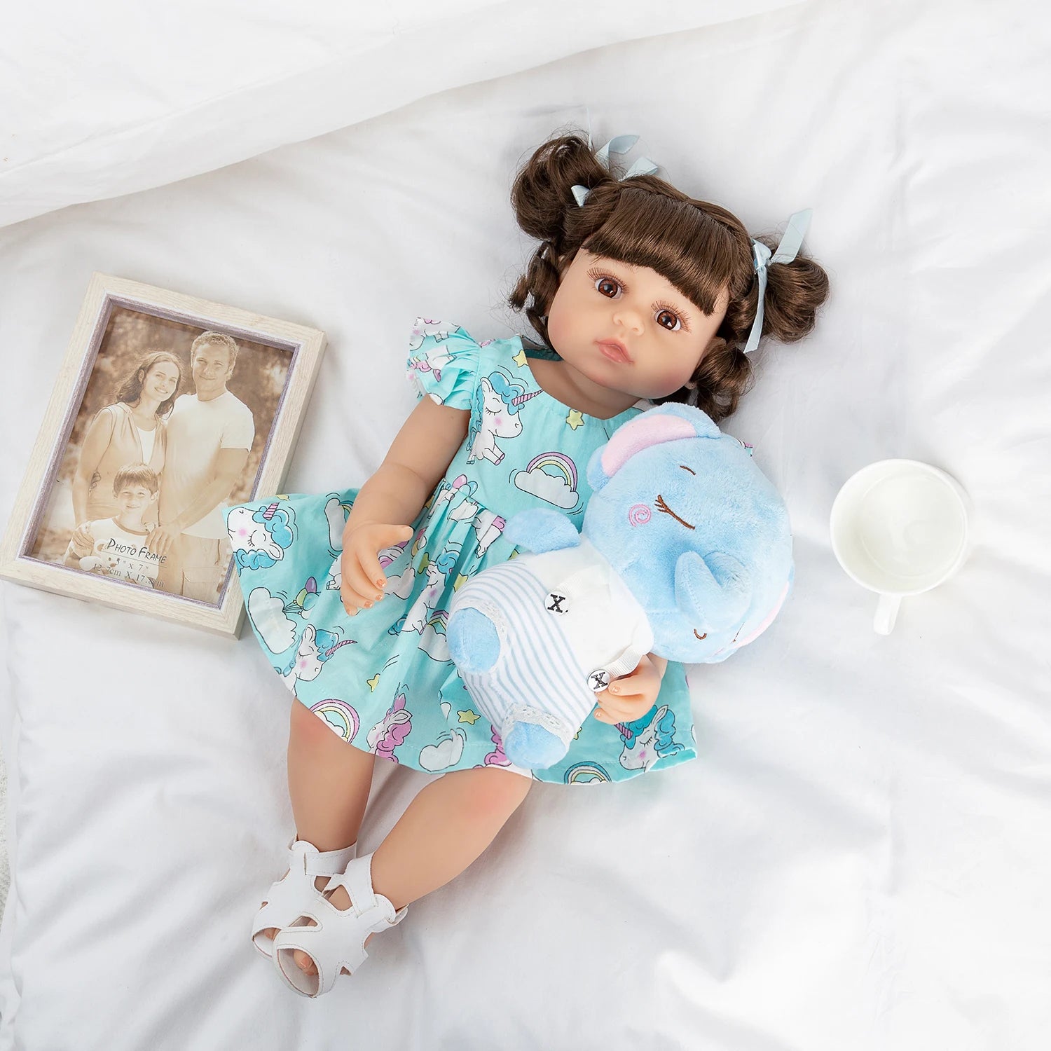 Boneca Reborn Isadora | 48cm Silicone Realista - Boneca Real