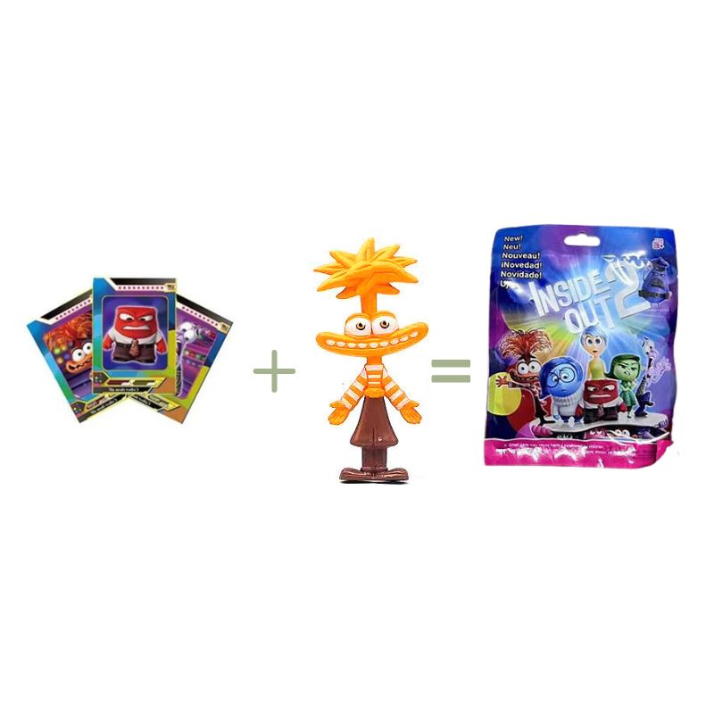 Coleção Bonecos Divertidamente com Figurinhas