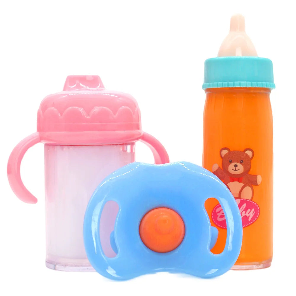 Kit de Alimentação Bebê Reborn Realista com Chupeta