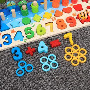Brinquedo Kit Desenvolvimento Infantil: Coordenação, Paciência e Raciocínio Lógico Bambino